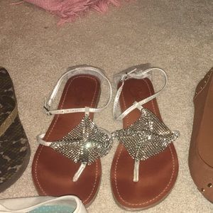 Silver Sandals